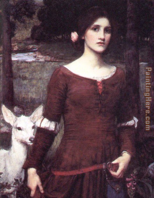 The Lady Clare painting - John William Waterhouse The Lady Clare art painting
